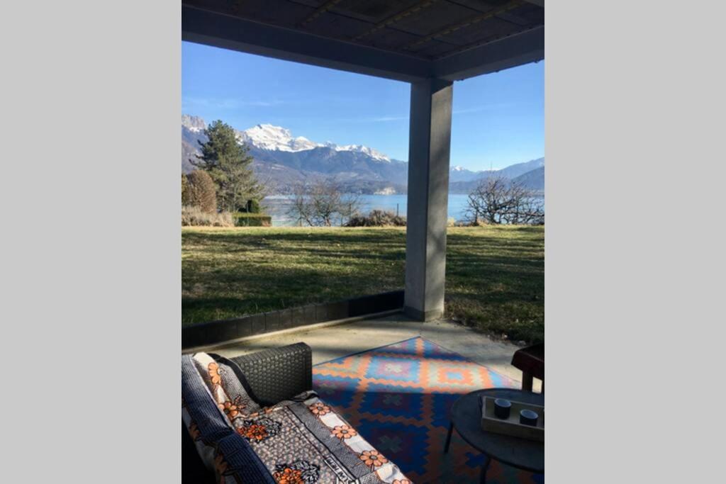 Apt Calme Vue Lac - 2 Chambres - Sauna آنسي المظهر الخارجي الصورة